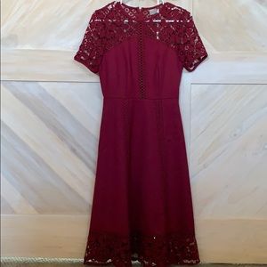 ASOS dress fancy plum colored